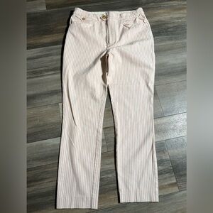 Anthropologie‎ The Essential Slim Striped pants- 6